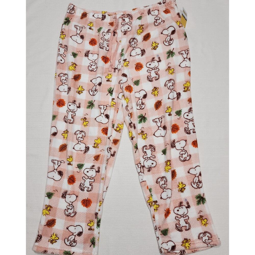 Snoopy and Woodstock Fall pajamas women's 2X